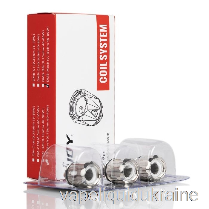 Vape Ukraine iJoy Diamond Baby DMB Replacement Coils 0.18ohm DMB-Mesh Coils